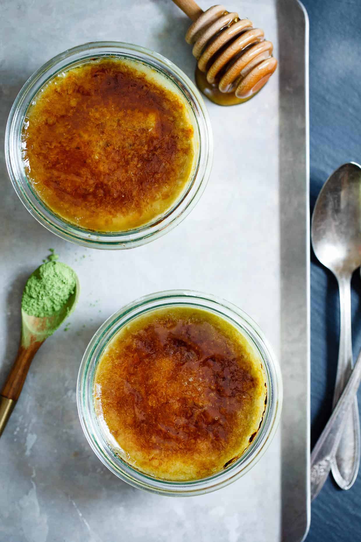 Matcha Breakfast Brulee