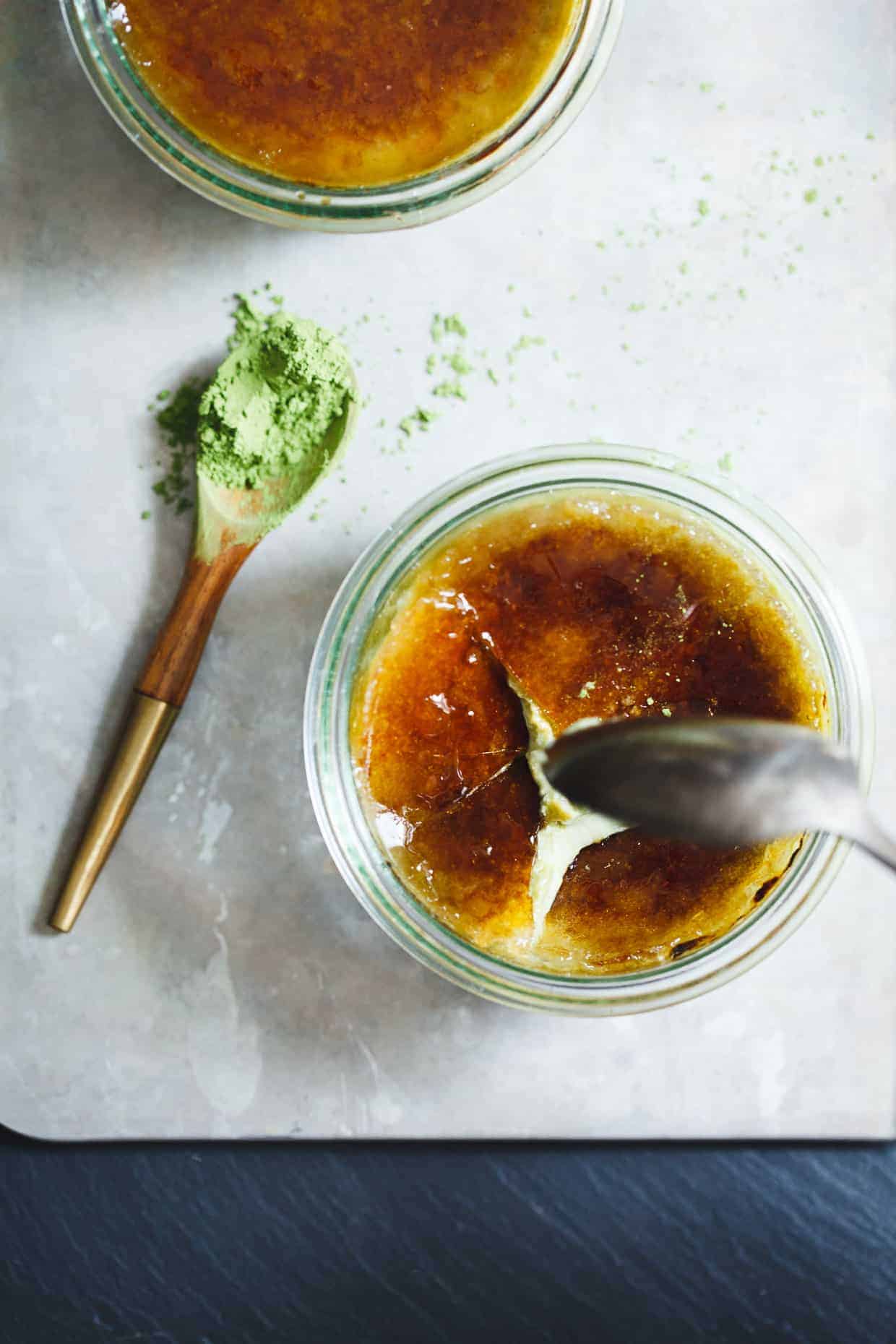 Matcha Breakfast Brulee