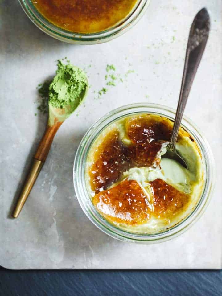 Matcha Breakfast Brulee