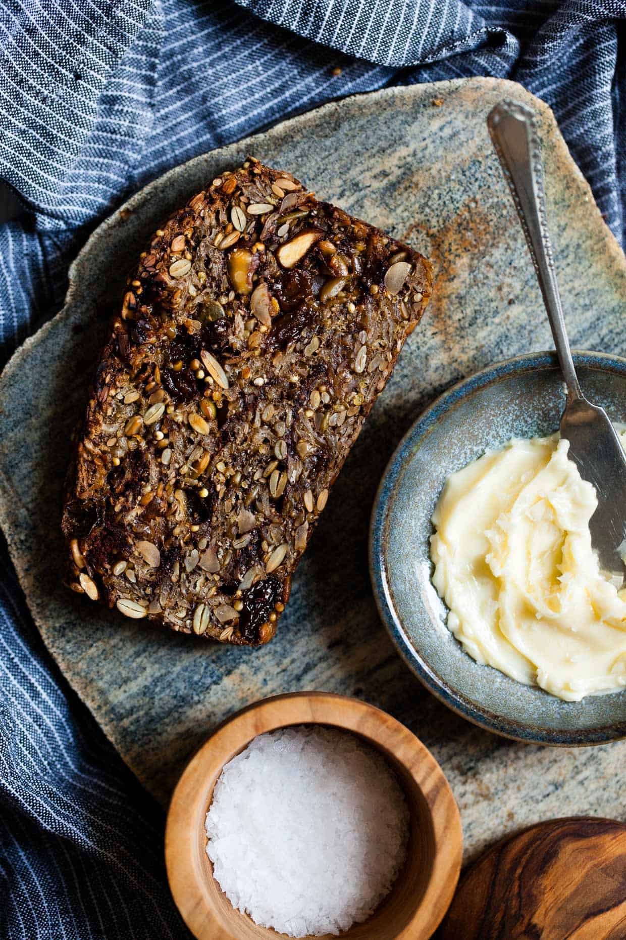 Cinnamon Raisin Seed and Nut Bread (Gluten-free & Vegan)