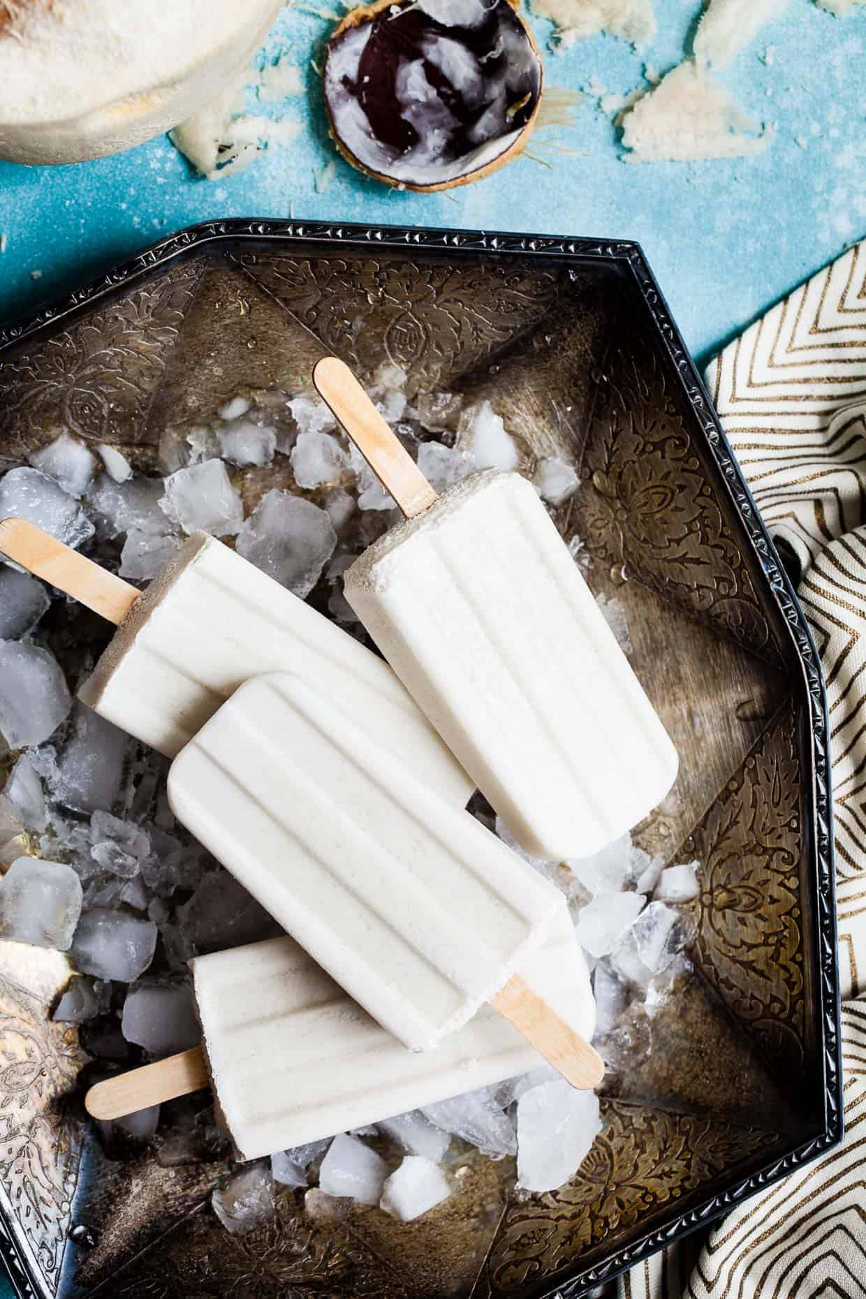 Coconut Lemongrass Ginger Popsicles