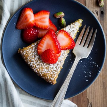 Gluten-Free Pistachio Rose Water Cake