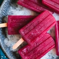 Hibiscus Lemonade Popsicles