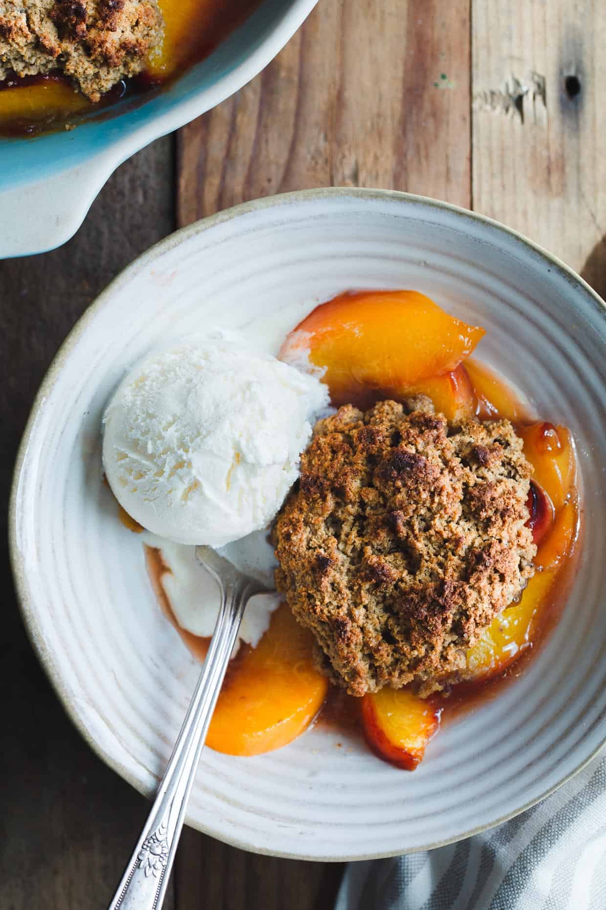 Gluten-Free-Peach-Cobbler-Brown-Butter-Chestnut-Biscuits-5