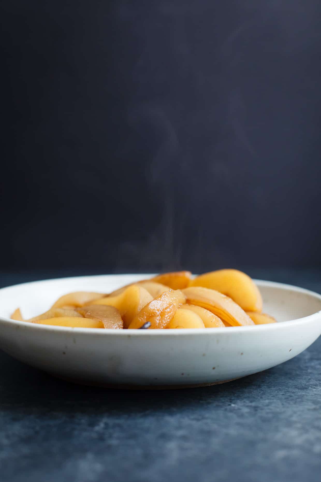 Spiced Chai Poached Pears