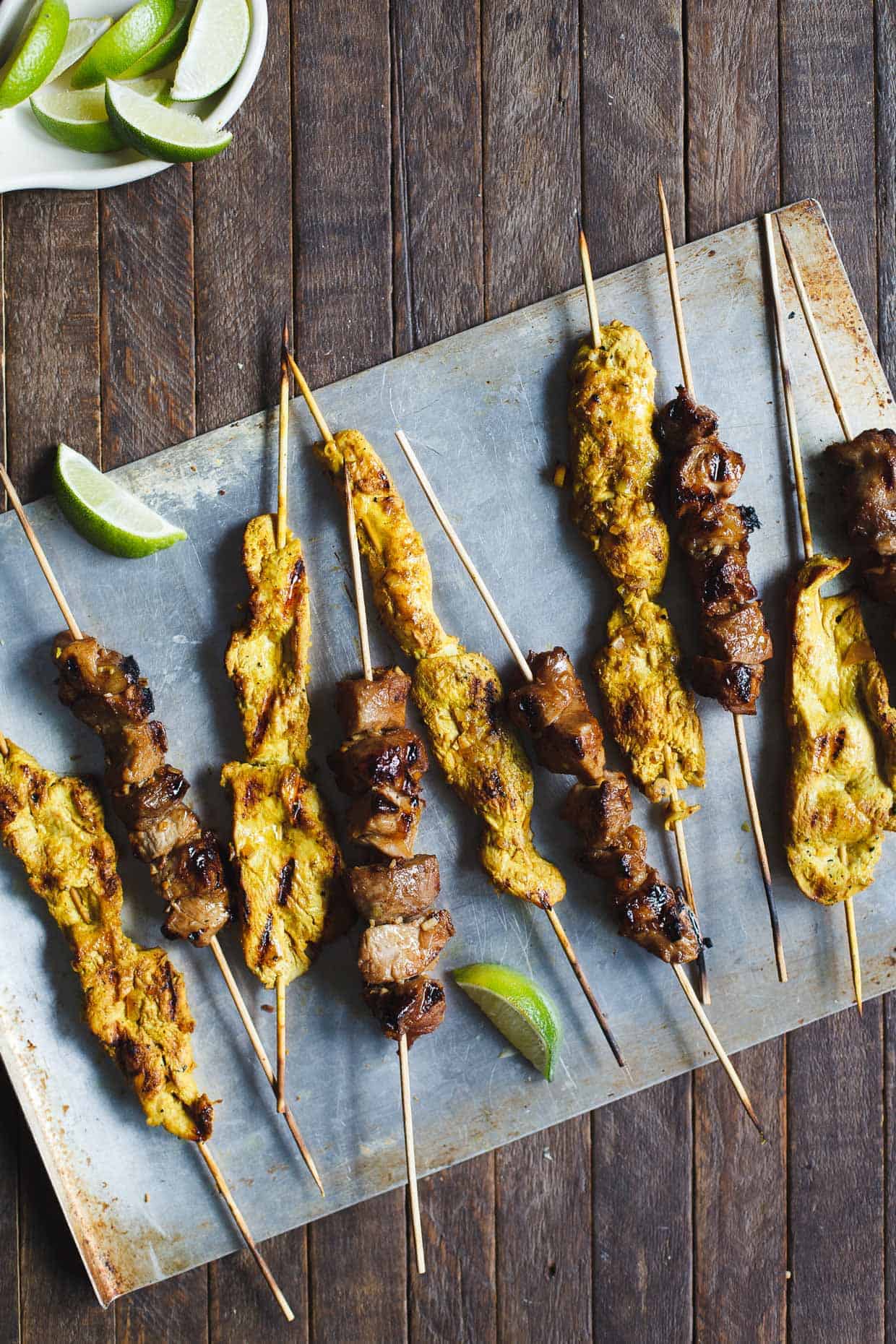 Ginger Lemongrass Pork Skewers