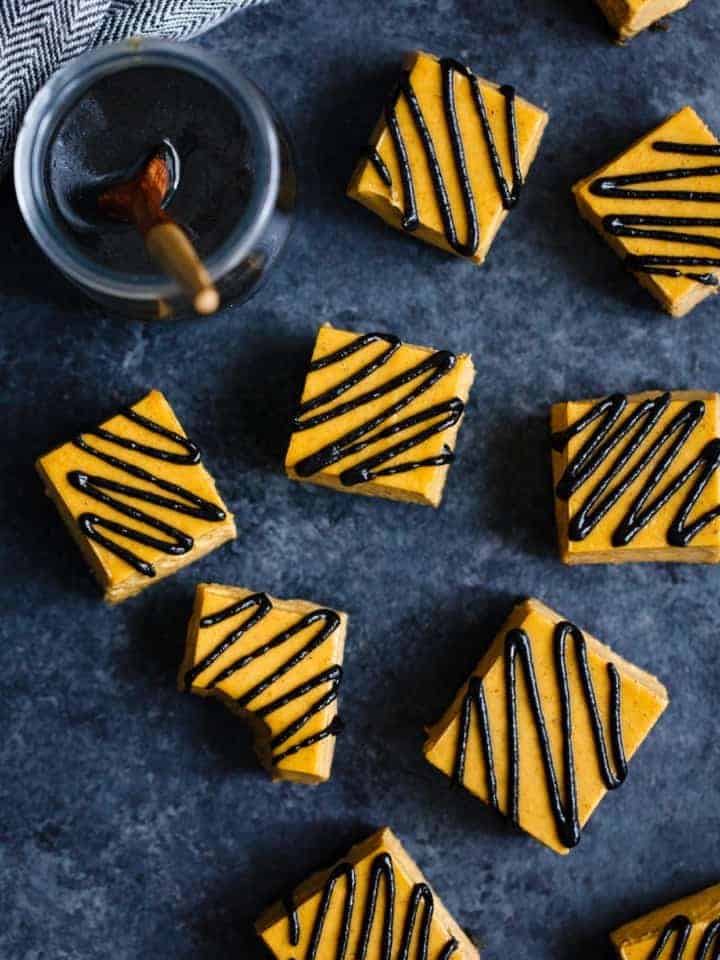 No-Bake Vegan Black Sesame Pumpkin Pie Bites