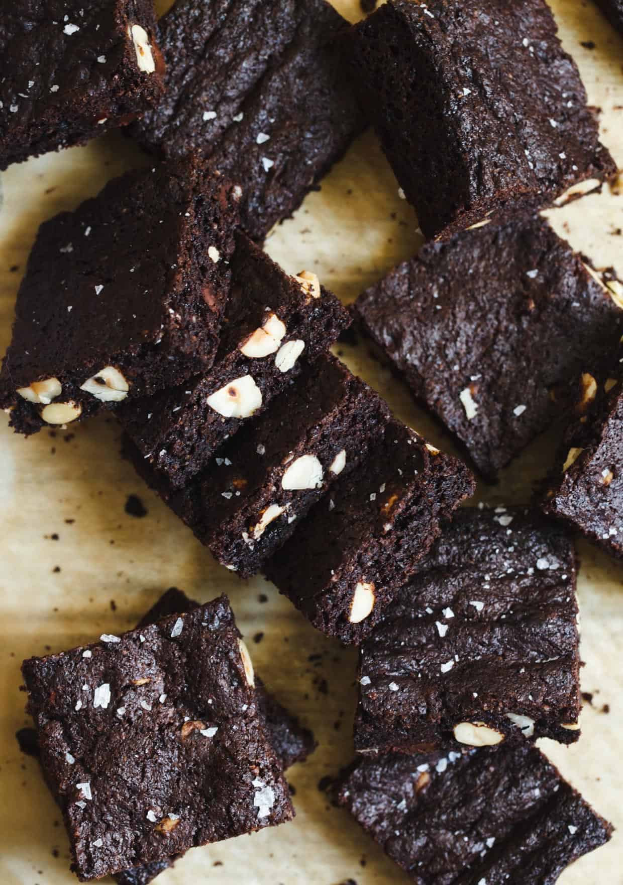 Gluten-Free Hazelnut Dark Chocolate Brownies