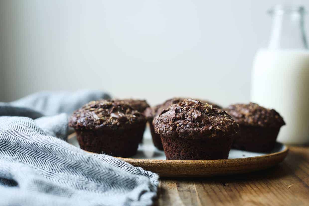 Gluten-Free Mexican Chocolate Buckwheat Muffins