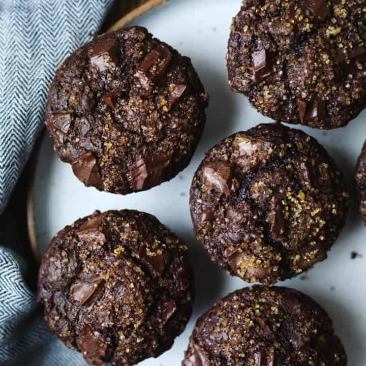 Gluten-Free Mexican Chocolate Buckwheat Muffins