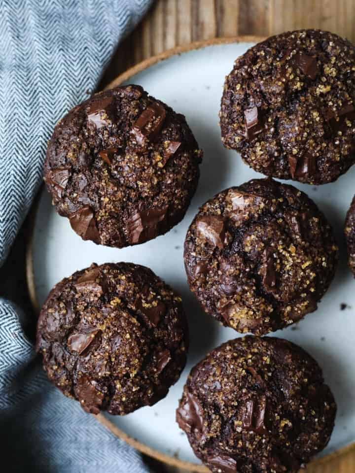 Gluten-Free Mexican Chocolate Buckwheat Muffins