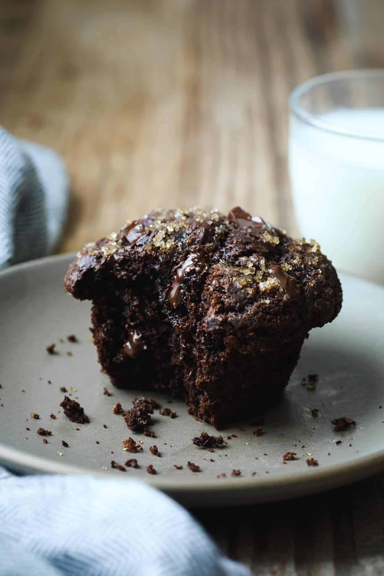 Gluten-Free Mexican Chocolate Buckwheat Muffins