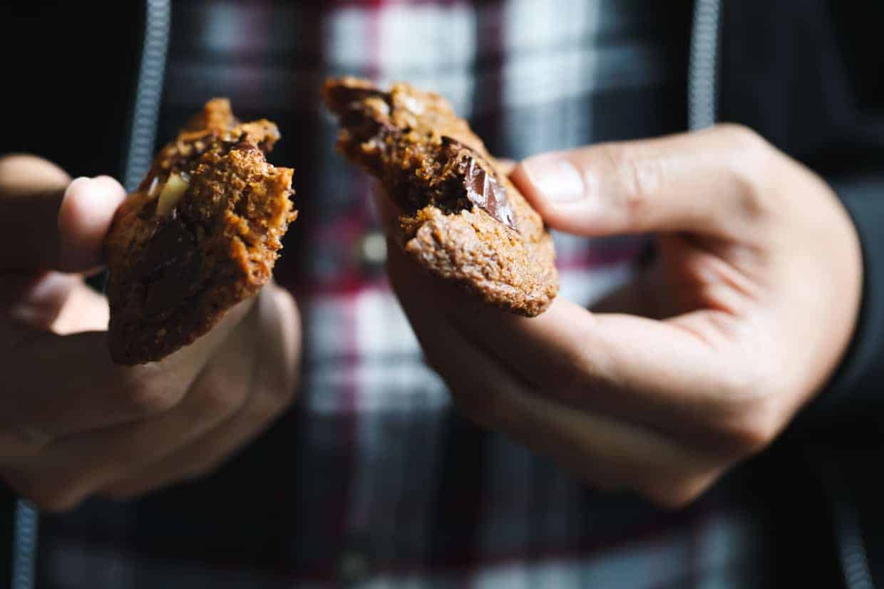 Gluten-Free Hazelnut Pumpkin Chocolate Chip Cookies