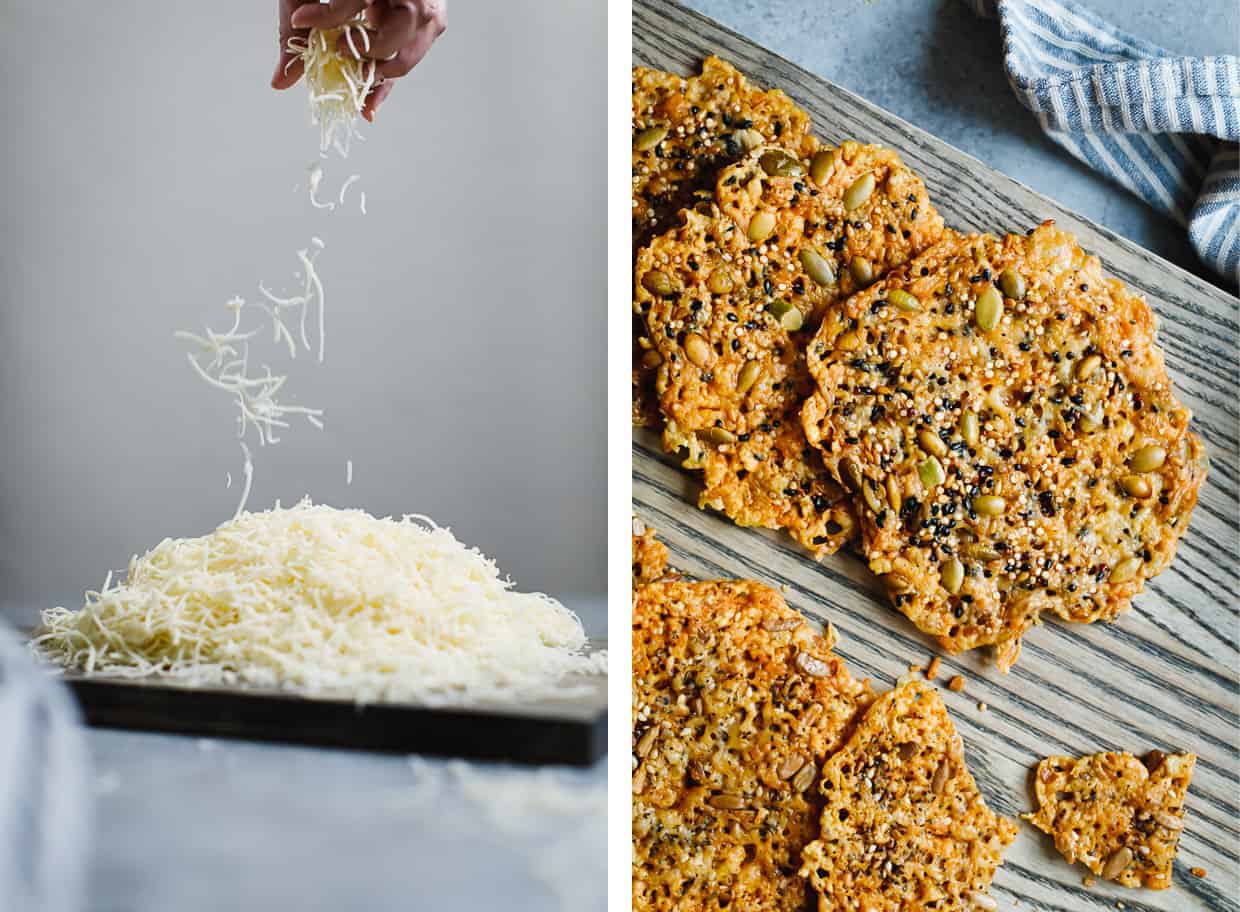 Asiago Seed & Cheese Crisps