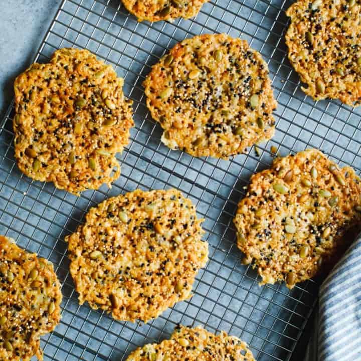 Asiago Seed & Cheese Crisps