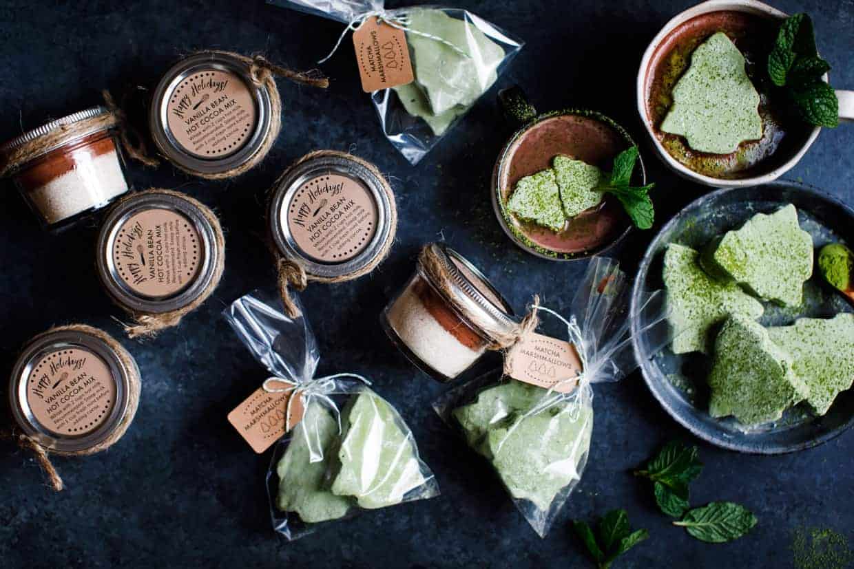 DIY Gift: Matcha Marshmallows with Fresh Mint Hot Cocoa