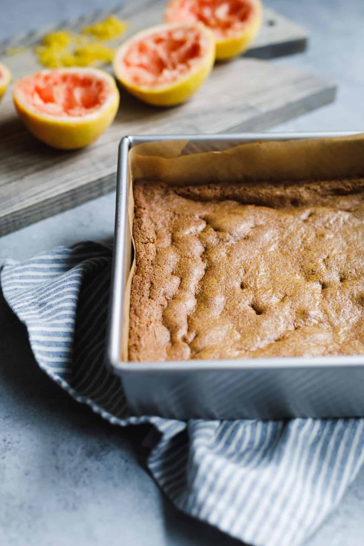 White Chocolate Cardamom Blondies (Gluten-free)