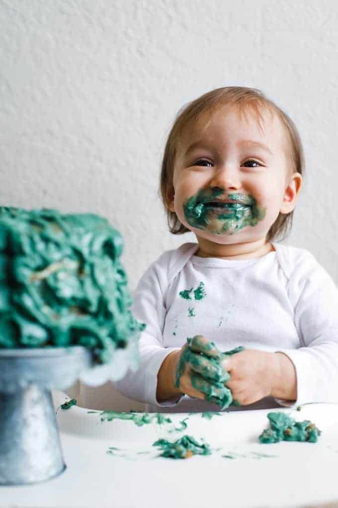 Dragon Cake - Baby Smash Cake (gluten-free and refined sugar-free)