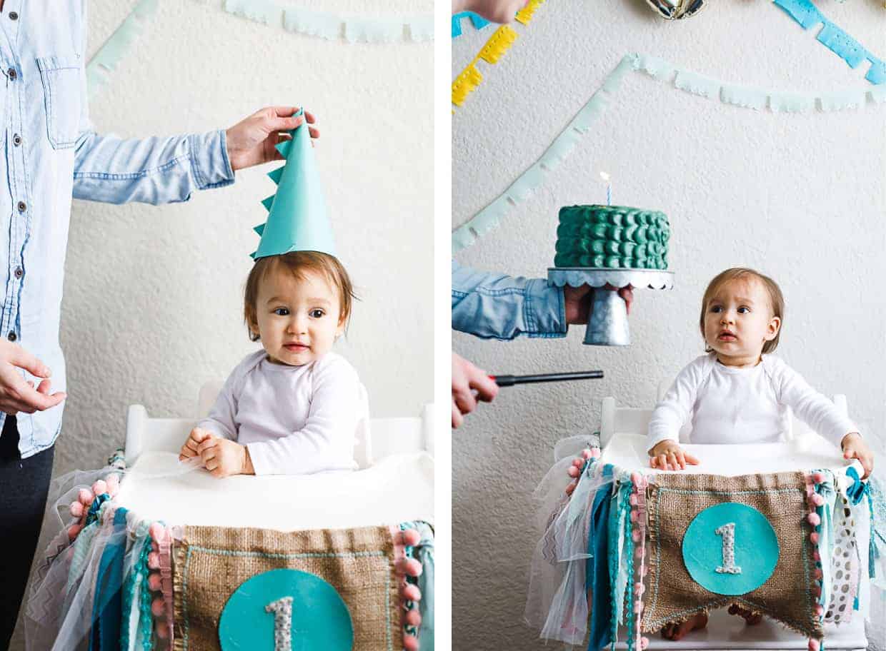 Baby's First Birthday Smash Cake from The Vegucated Family Table