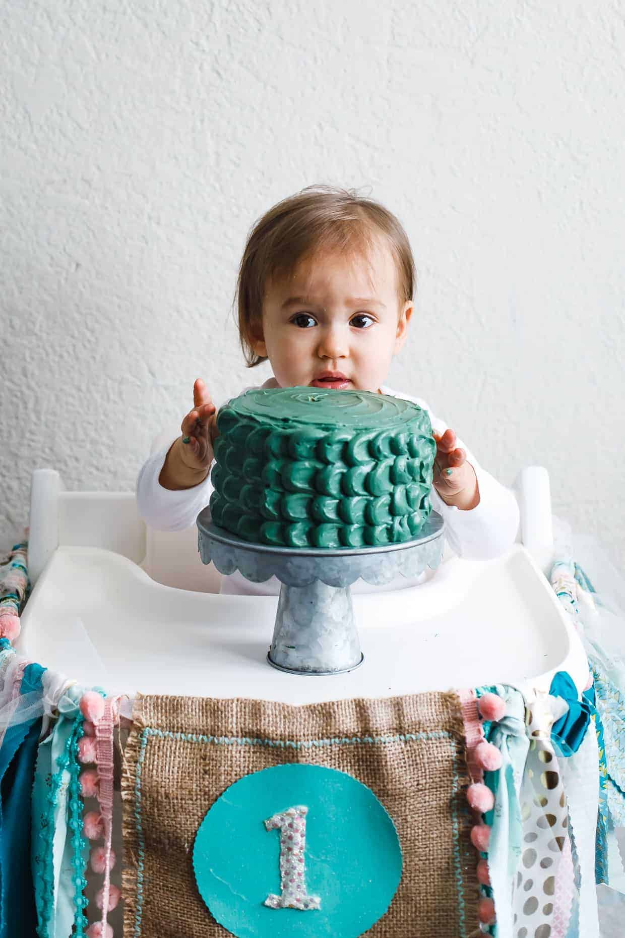 Healthy Smash Cake Recipe  for baby's first birthday!