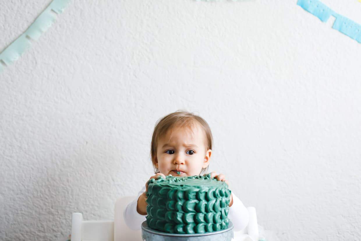 Healthy Baby Smash Cake (vegan, no sugar added) - Nuts About Greens