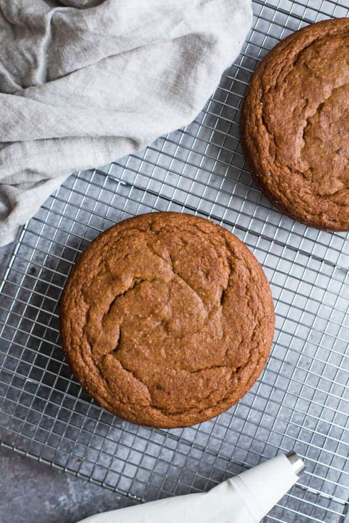 Gluten-Free Smash Cake on Wire Rack
