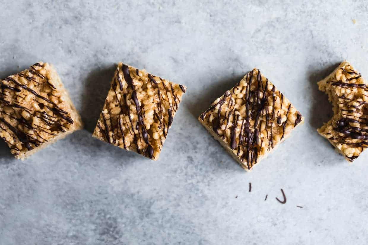 Mexican Chocolate Churro Rice Krispie Treats