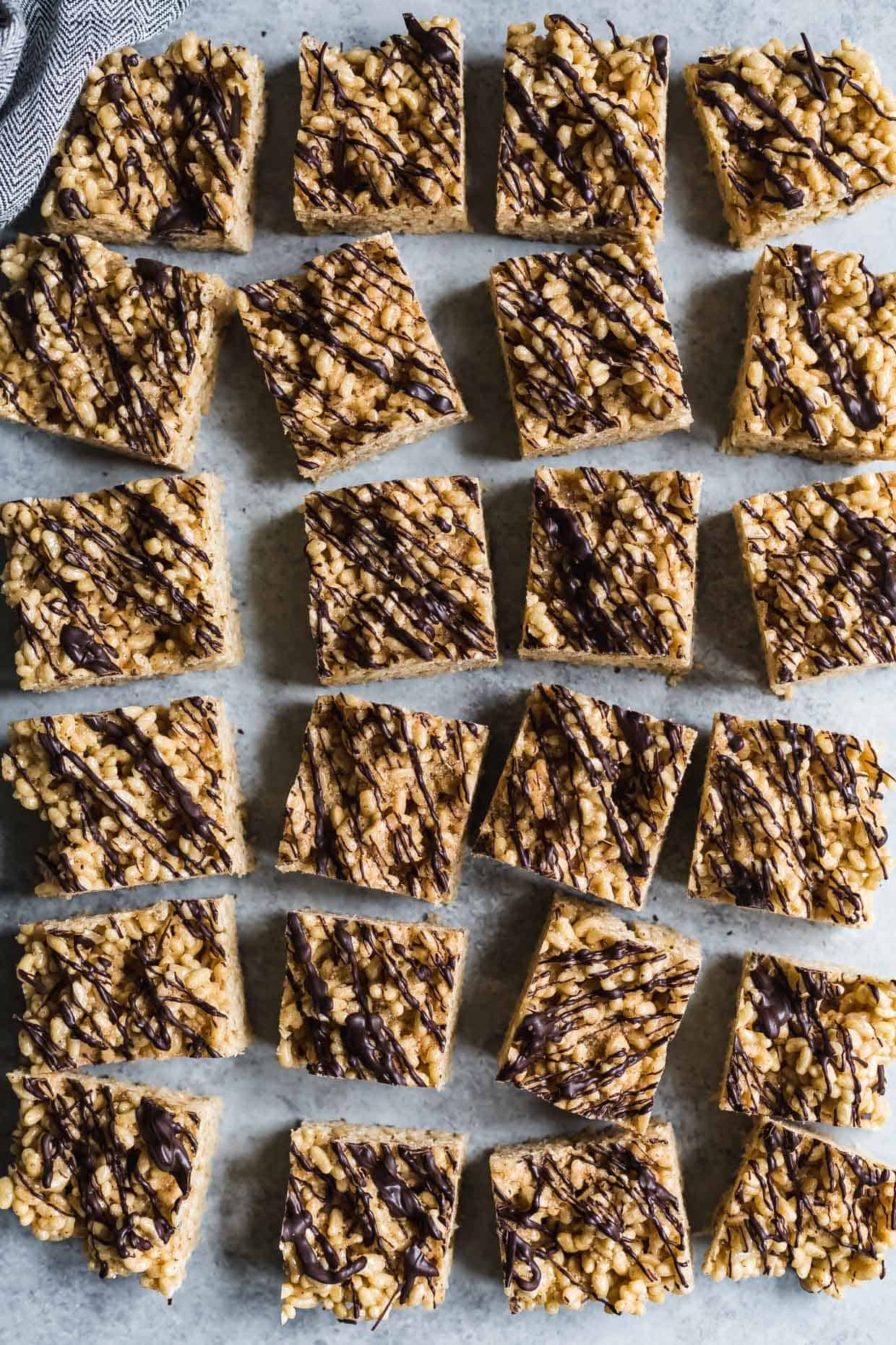 Mexican Chocolate Churro Rice Krispie Treats