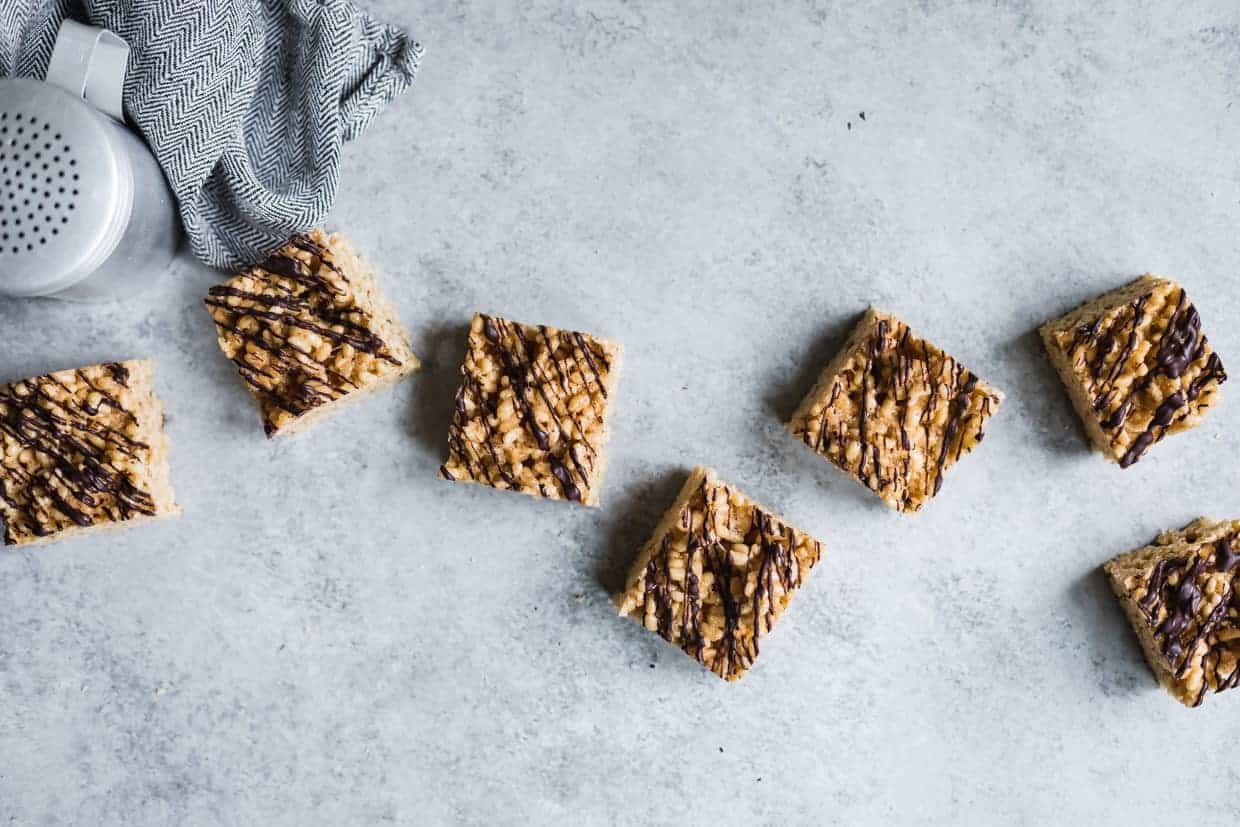 Mexican Chocolate Churro Rice Krispie Treats