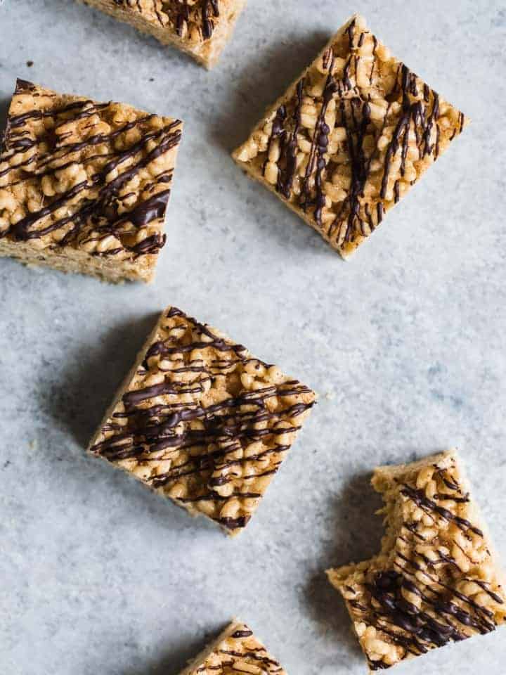 Mexican Chocolate Churro Rice Krispie Treats