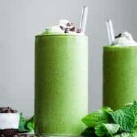 Morning Mint Matcha Milkshake (Vegan)