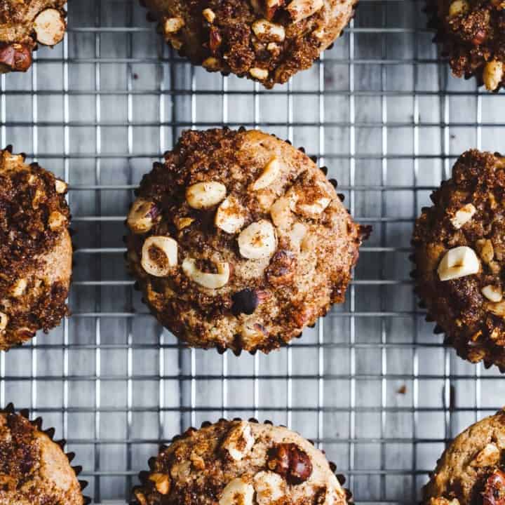 Gluten-Free Hazelnut Chocolate Chunk Muffins