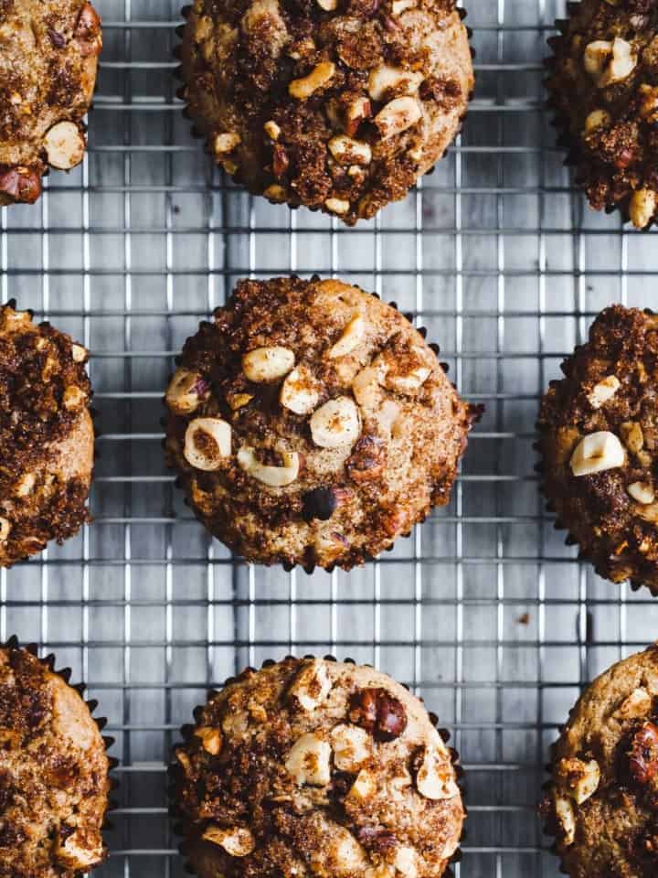 Gluten-Free Hazelnut Chocolate Chunk Muffins