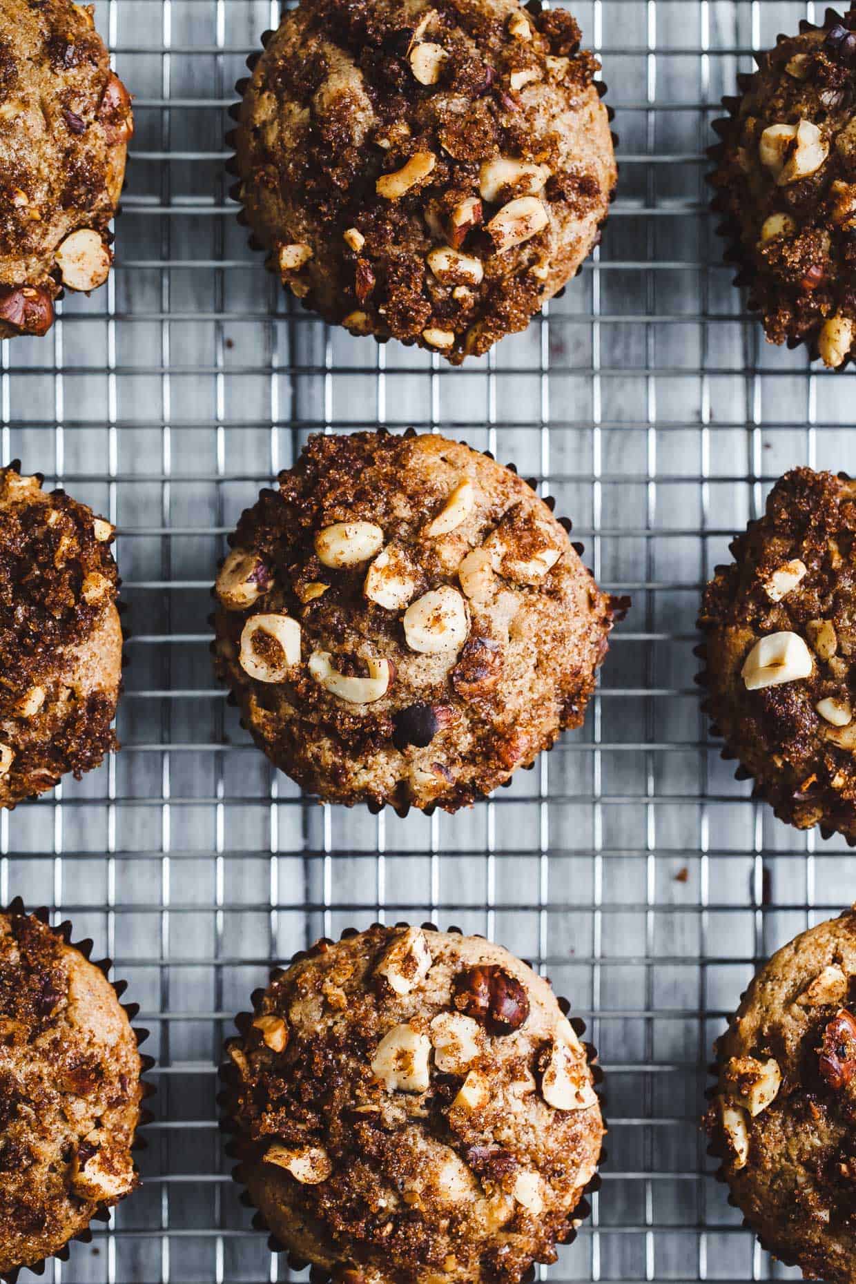 Gluten-Free Dairy-Free Hazelnut Chocolate Chunk Muffins