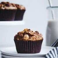 Gluten-Free Hazelnut Chocolate Chunk Muffins