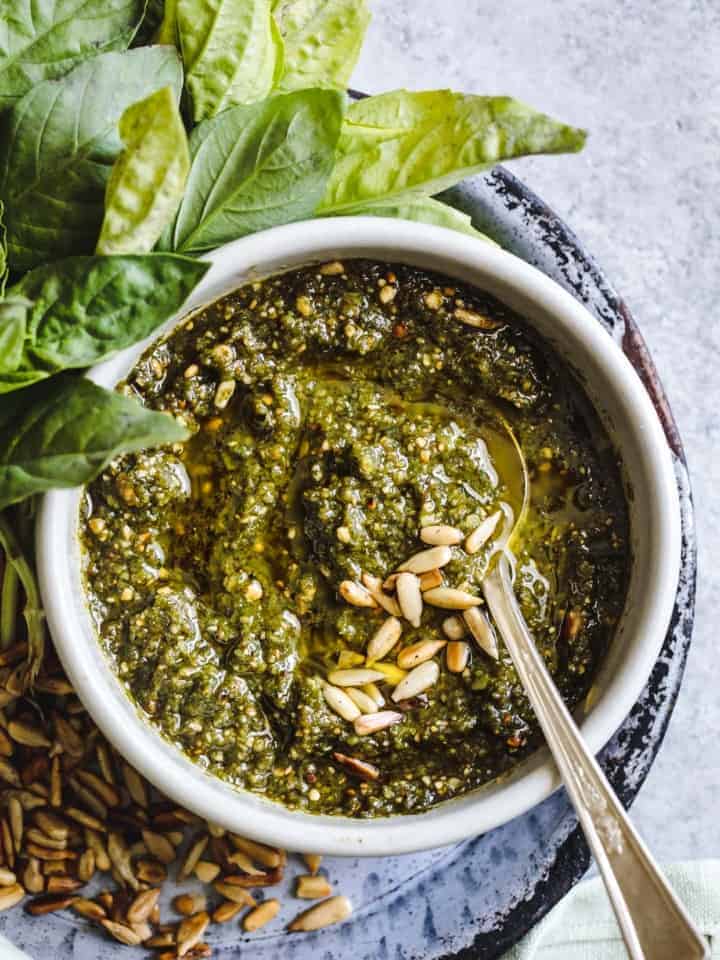 Gouda Sunflower Seed Pesto