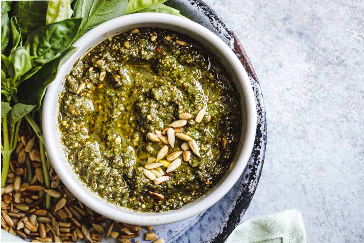 Gouda Sunflower Seed Pesto