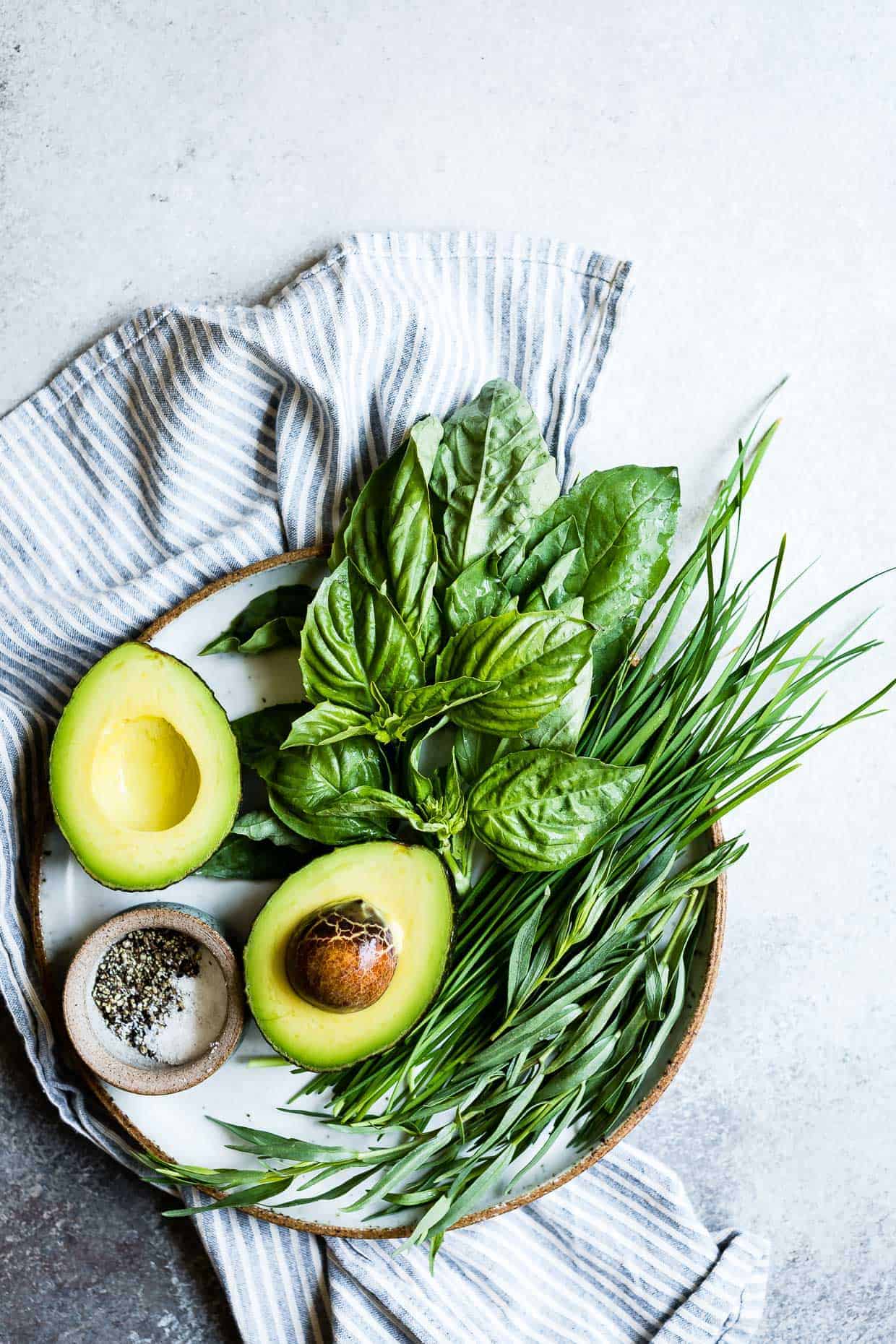 Avocado and Herbs