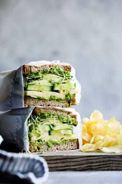 Avocado Green Goddess Sandwiches with Havarti - Snixy Kitchen