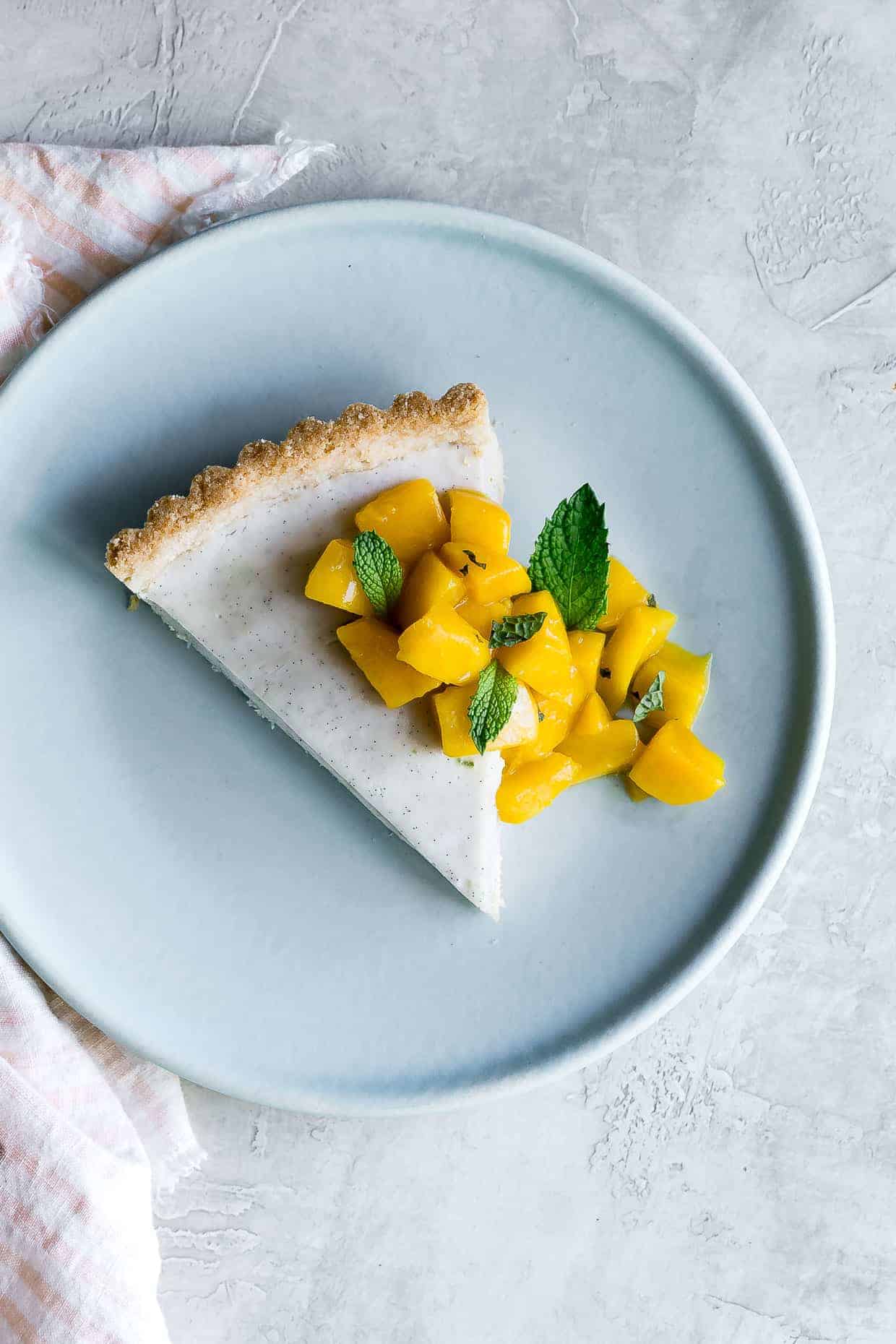 Mint Mango Haupia Tarts