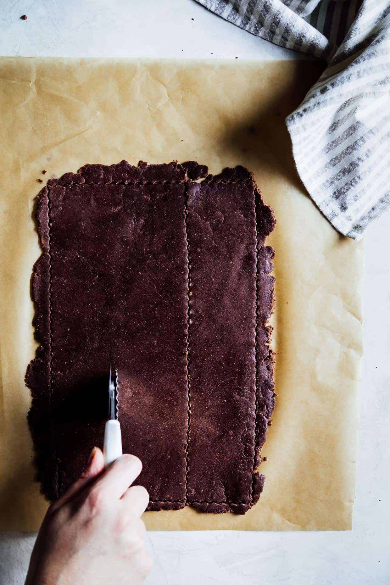 Gluten-Free Chestnut Chocolate Graham Crackers