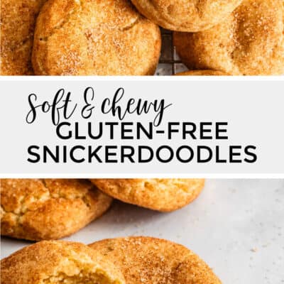 Soft & Chewy Gluten-Free Snickerdoodles