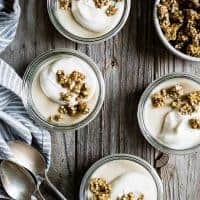 Jasmine Pudding with Honeyed Buckwheat