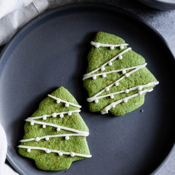 Gluten-Free Matcha Shortbread Cookies