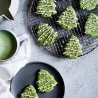 Gluten-Free Matcha Shortbread Cookies