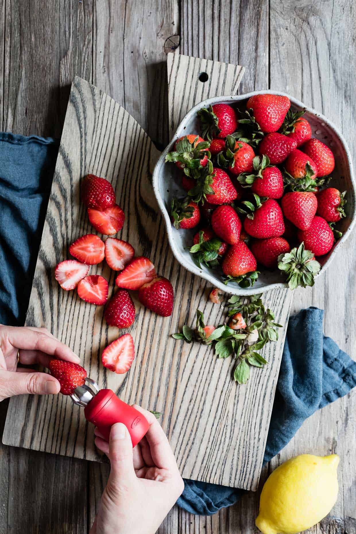 Gluten-Free Strawberry Thyme Balsamic Galettes