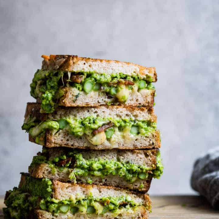 Spring Green & Pancetta Grilled Cheese