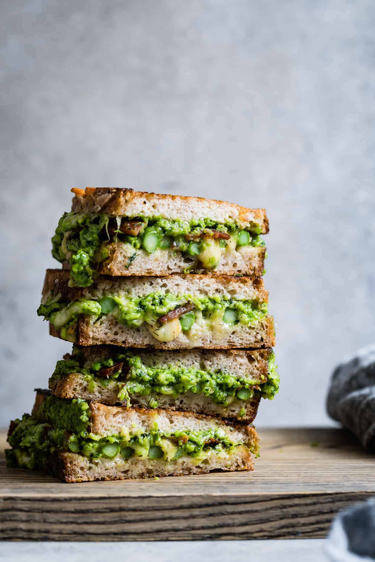 inerti termometer sko Pancetta & Spring Green Grilled Cheese - Snixy Kitchen