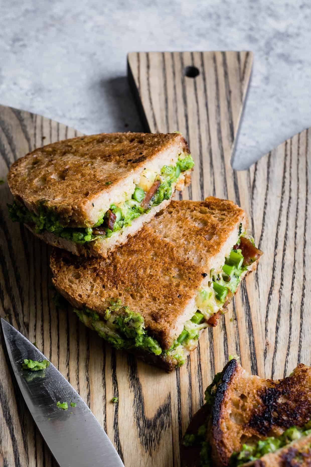 Pancetta & Spring Green Grilled Cheese