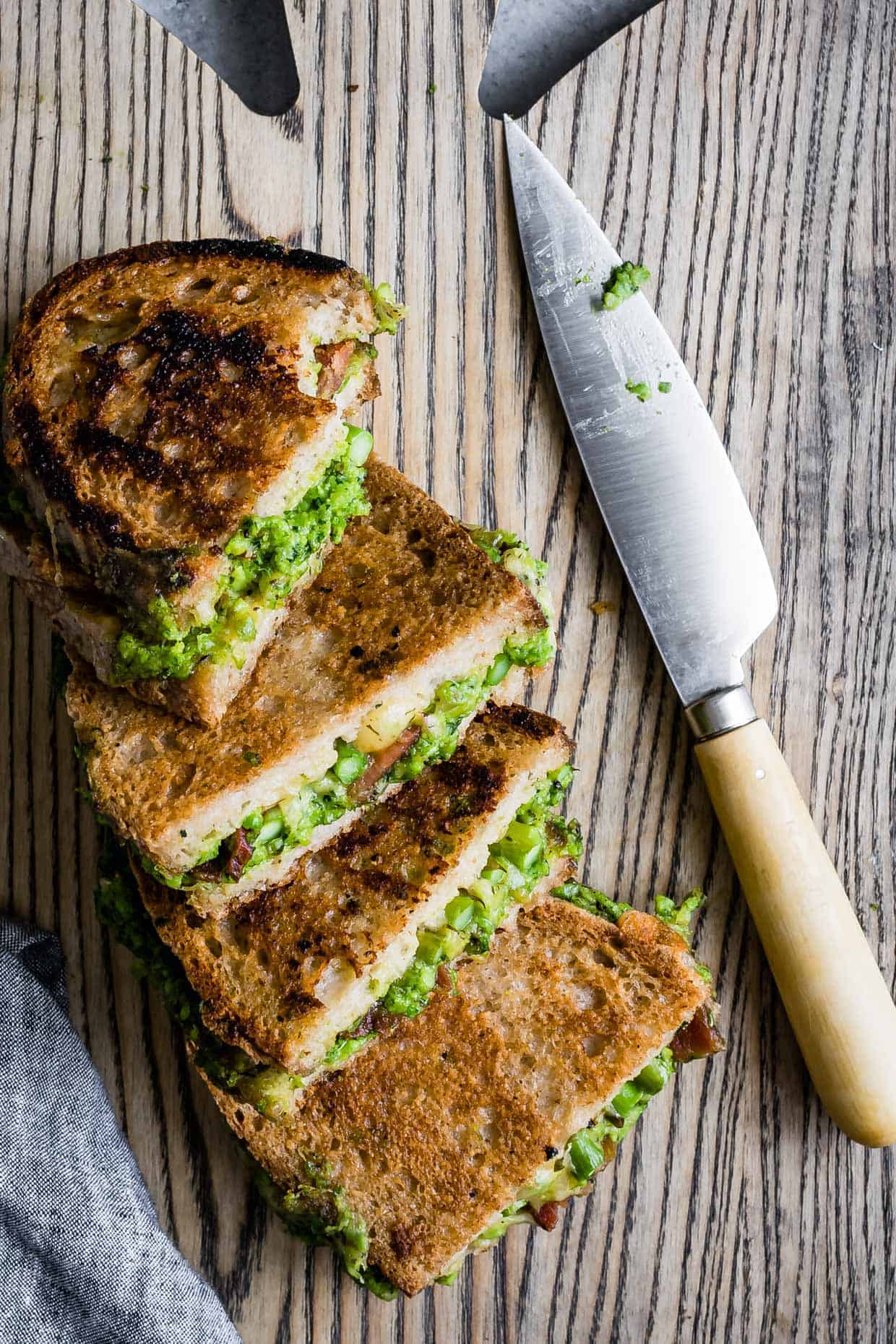 Pancetta & Spring Green Grilled Cheese